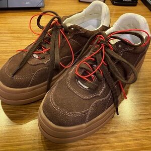 Dolce Vita Naomi H2O brown suede sneakers